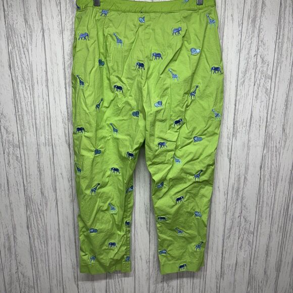 Womens Size 10 Lilly Pulitzer Vintage Embroidered Capri  Pants EUC - Picture 4 of 5
